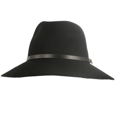 Winter Soft 100% Wool Felt Fedora Floppy Panama 31/8" Wide Brim Dress Hat Black 799705229068 eb-62235214